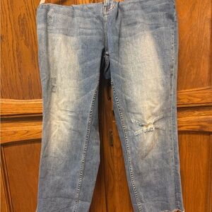 Vigoss Distressed Classic Blue Denim Jeans